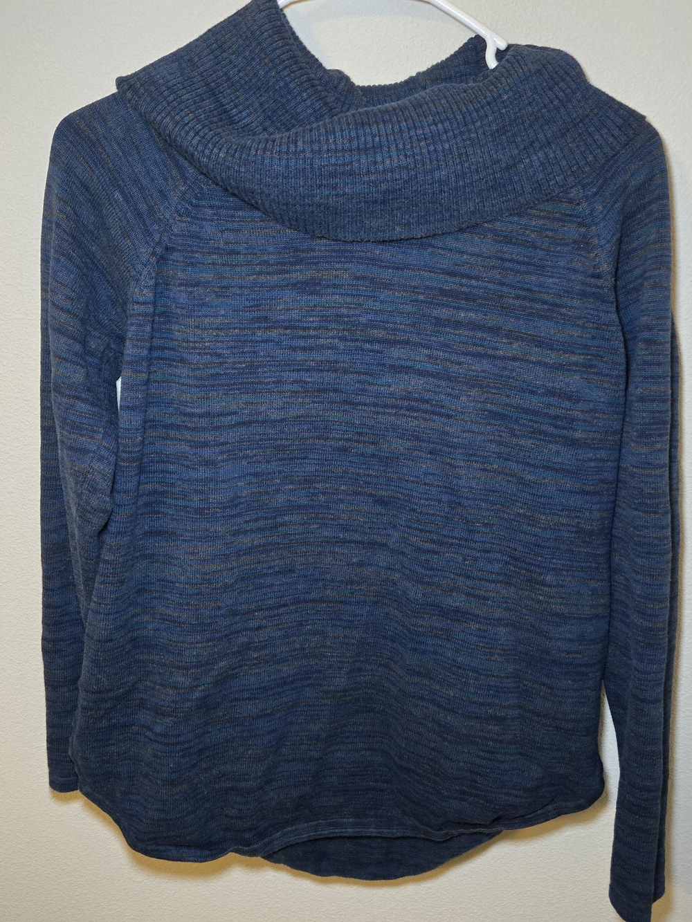 eight eight eight Blue Marled Cowl Neck Sweater
